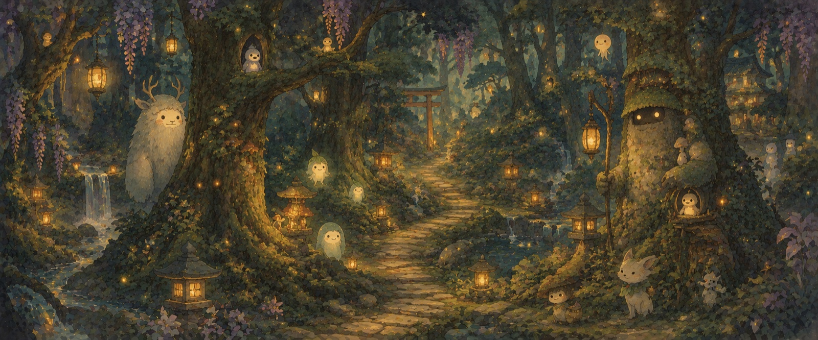 Forêt des esprits bienveillants
