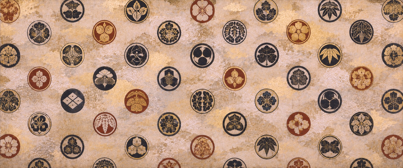 Papier peint fresque carte ancienne - Le Semis de Blasons