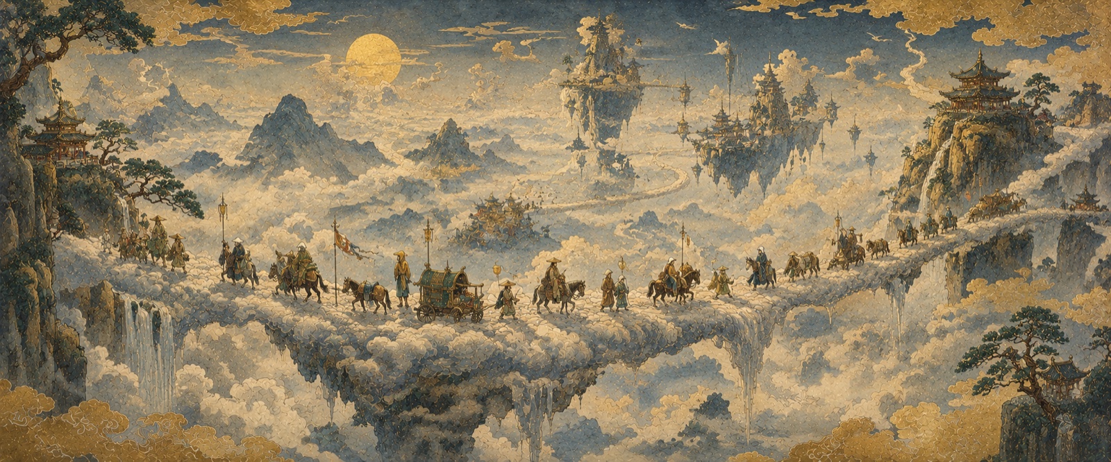 Pont de nuages des monts