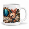 Mug Jules Verne - Le cabinet du capitaine Nemo, anse à droite