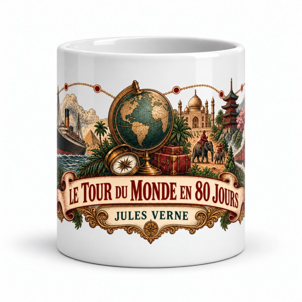 Mug Jules Verne - Les escales du monde, Manufacture Arssans