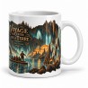 Mug Jules Verne - La mer souterraine, anse à droite