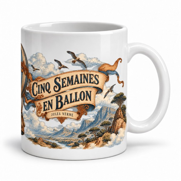 Mug Jules Verne - Le Victoria, anse à droite