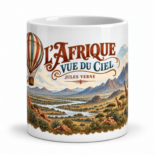 Mug Jules Verne - L’Afrique vue du ciel, Manufacture Arssans