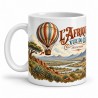 Mug Jules Verne - L’Afrique vue du ciel, anse à gauche