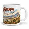 Mug Jules Verne - L’Afrique vue du ciel, anse à droite