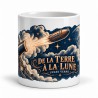 Mug Jules Verne - Le départ de Columbiad, vue de face