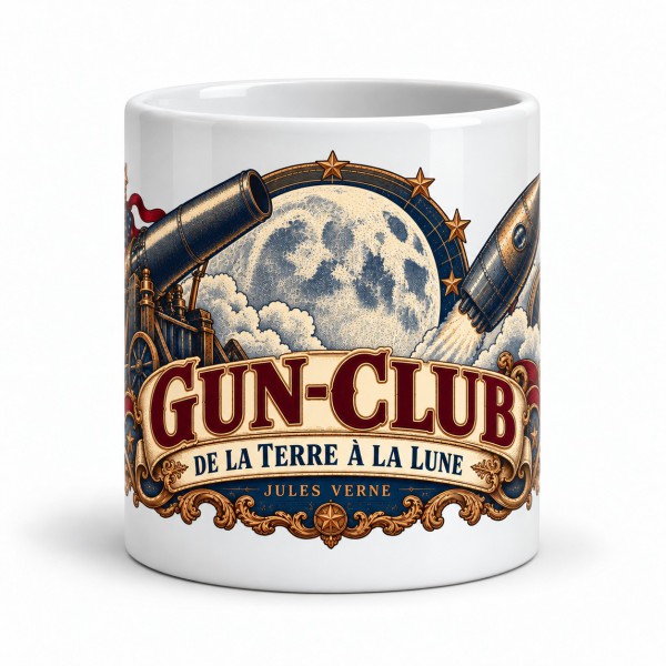 Mug Jules Verne - Le Gun-Club, Manufacture Arssans