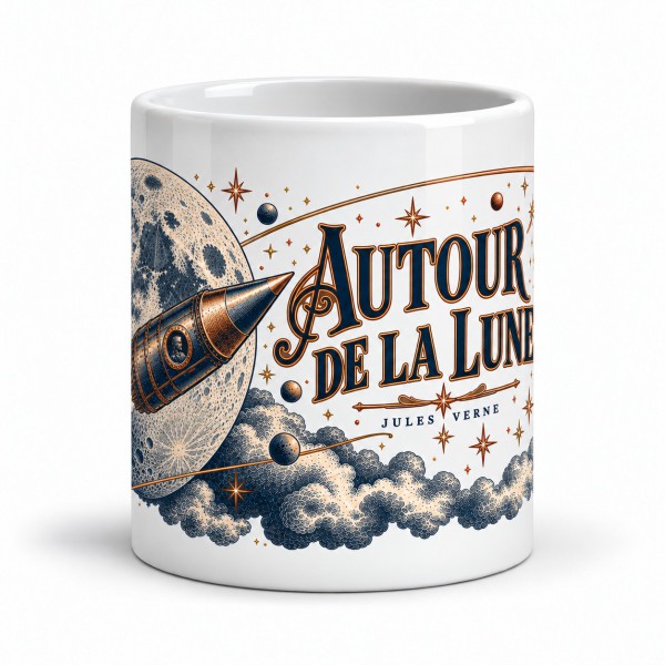 Mug Jules Verne - L’obus devant la Lune, Manufacture Arssans
