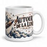 Mug Jules Verne - L’obus devant la Lune, anse à droite
