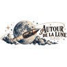 Mug Jules Verne - L’obus devant la Lune, décor à plat