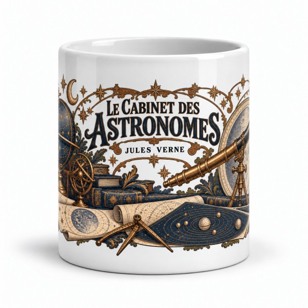 Mug Jules Verne - Le cabinet des astronomes, Manufacture Arssans