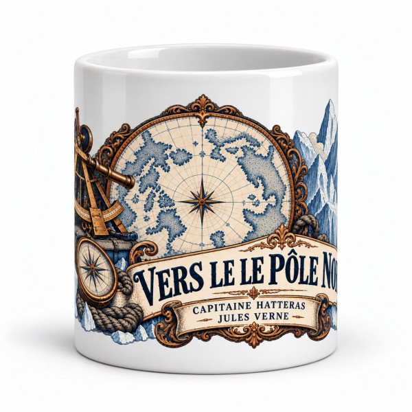 Mug Jules Verne - Vers le pôle Nord, Manufacture Arssans