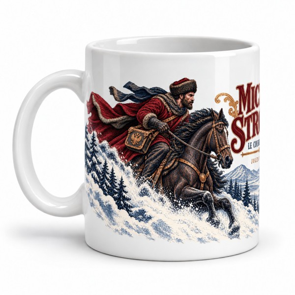Mug Jules Verne - Le courrier du tsar, anse à gauche