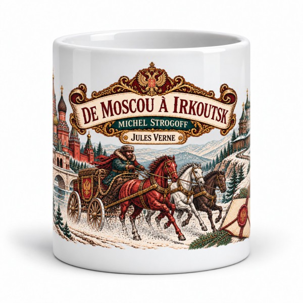 Mug Jules Verne - De Moscou à Irkoutsk, Manufacture Arssans