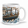 Mug Jules Verne - L’Albatros, anse à droite