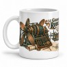 Mug Jules Verne - Le cabinet de Robur, anse à gauche