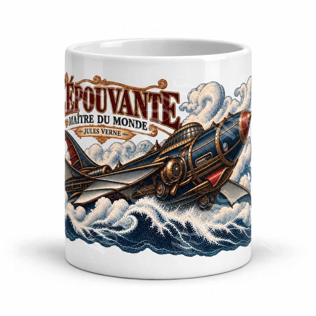 Mug Jules Verne - L’Épouvante, vue de face