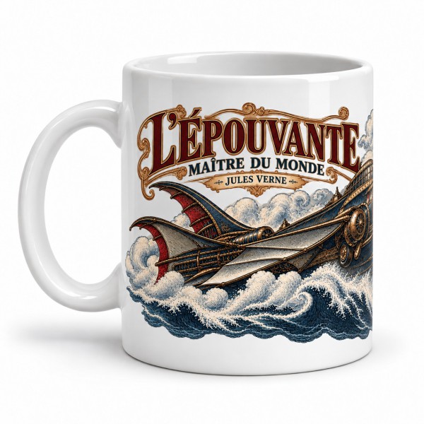 Mug Jules Verne - L’Épouvante, anse à gauche