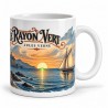 Mug Jules Verne - Le dernier éclat du soleil, anse à droite