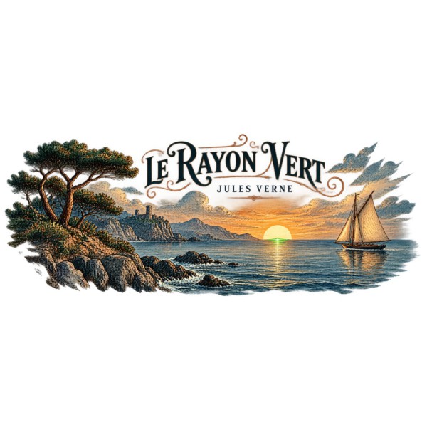 Mug Jules Verne - Le dernier éclat du soleil, décor à plat