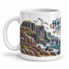 Mug Jules Verne - Les horizons d’Écosse, anse à gauche