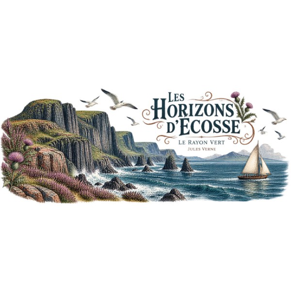 Mug Jules Verne - Les horizons d’Écosse, décor à plat