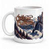 Mug Jules Verne - Le château dans la brume, anse à gauche