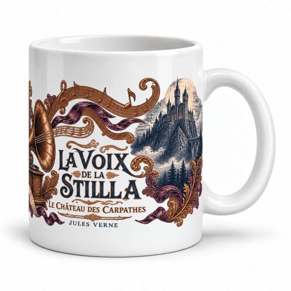 Mug Jules Verne - La voix de la Stilla, anse à droite