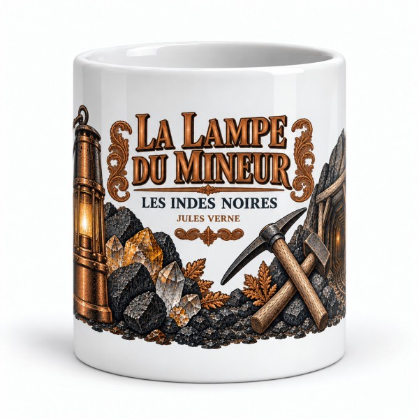 Mug Jules Verne - La lampe du mineur, Manufacture Arssans
