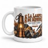 Mug Jules Verne - La lampe du mineur, anse à gauche