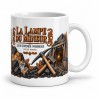 Mug Jules Verne - La lampe du mineur, anse à droite