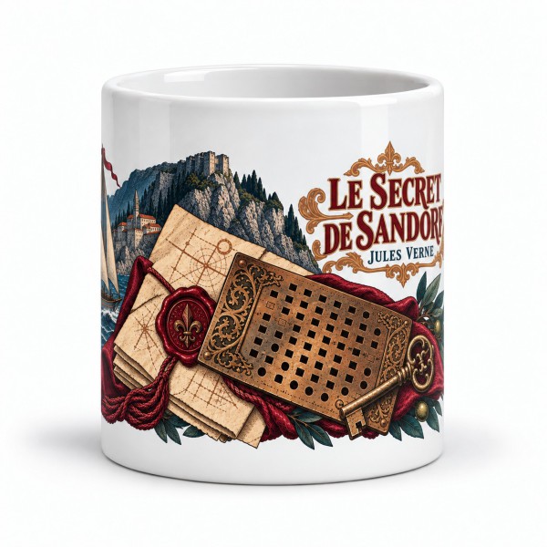 Mug Jules Verne - Le secret de Sandorf, Manufacture Arssans