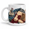 Mug Jules Verne - Le secret de Sandorf, anse à gauche