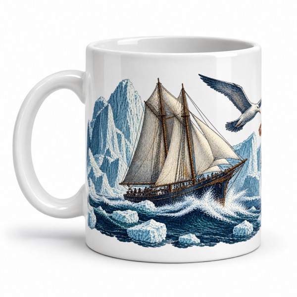 Mug Jules Verne - La Halbrane, anse à gauche
