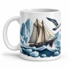 Mug Jules Verne - La Halbrane, anse à gauche