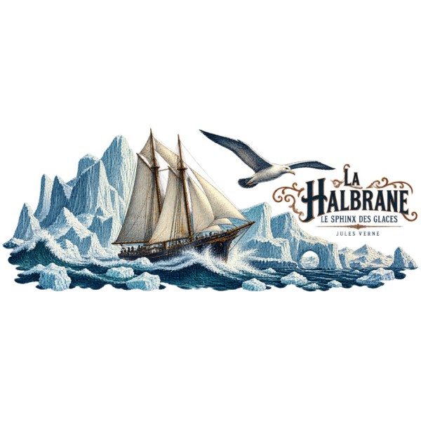 Mug Jules Verne - La Halbrane, décor à plat
