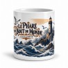 Mug Jules Verne - La dernière lumière, vue de face