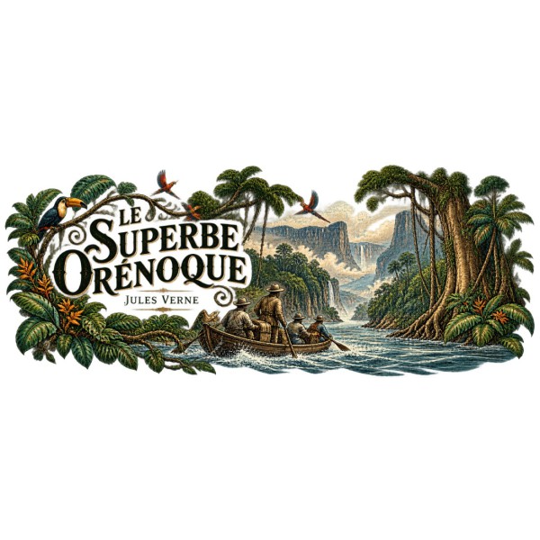Mug Jules Verne - Remonter le grand fleuve, décor à plat