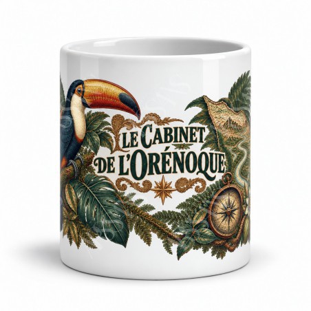 Mug Jules Verne - Le cabinet de l’Orénoque, vue de face