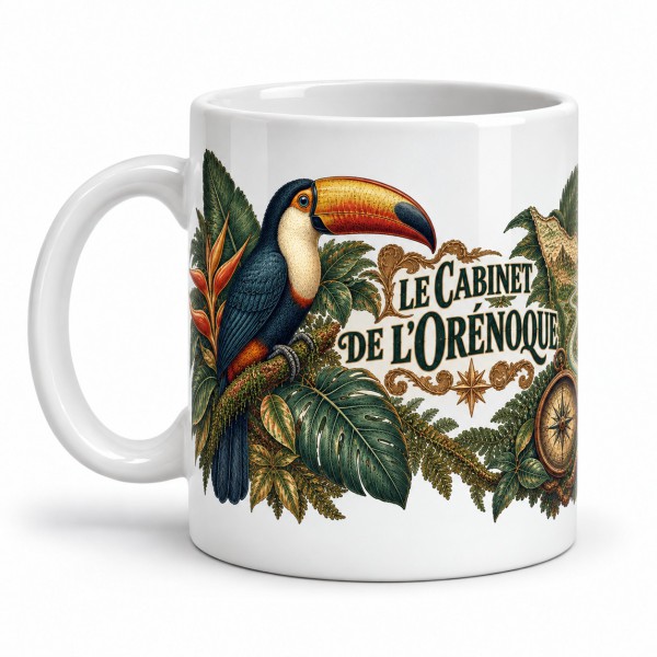 Mug Jules Verne - Le cabinet de l’Orénoque, anse à gauche