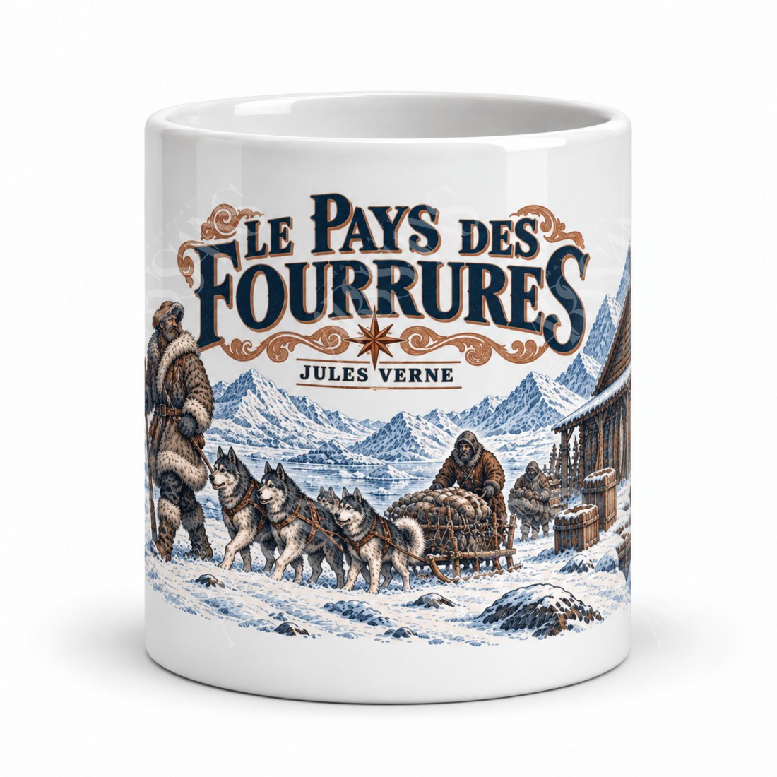 Mug Jules Verne - Le poste du Grand Nord, vue de face