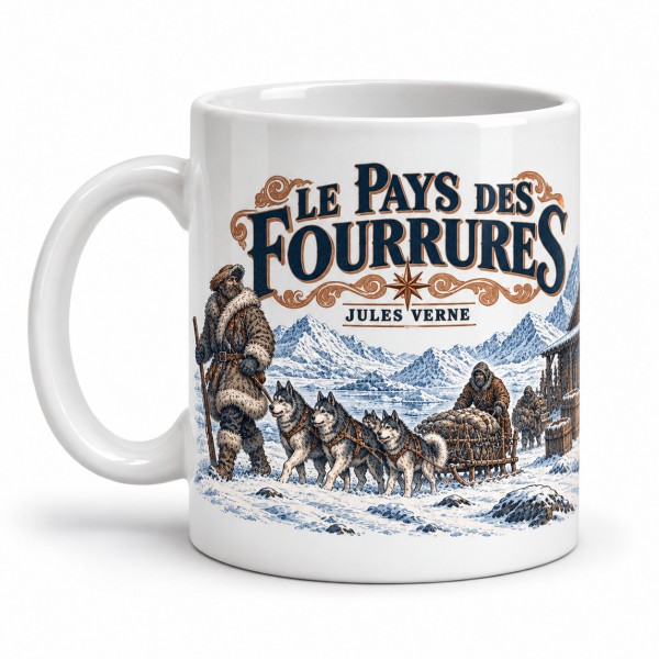 Mug Jules Verne - Le poste du Grand Nord, anse à gauche