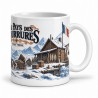 Mug Jules Verne - Le poste du Grand Nord, anse à droite