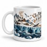 Mug Jules Verne - La terre à la dérive, anse à gauche