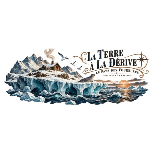 Mug Jules Verne - La terre à la dérive, décor à plat