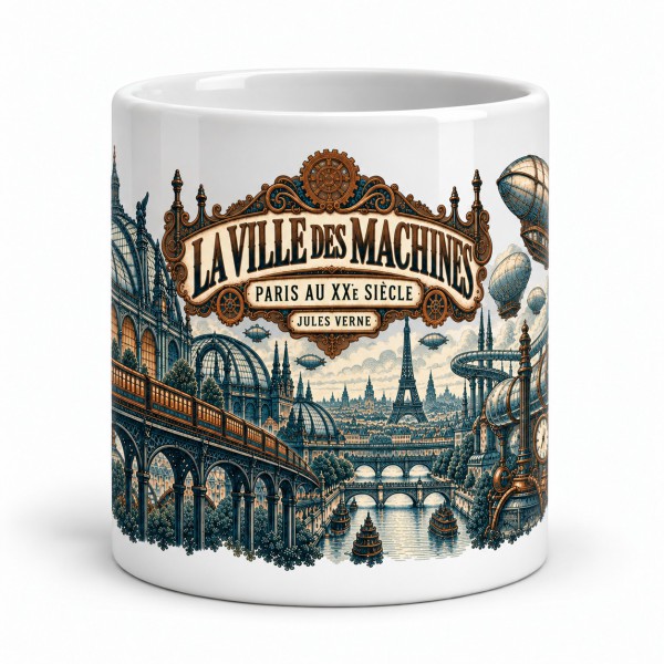 Mug Jules Verne - La ville des machines, Manufacture Arssans
