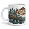 Mug Jules Verne - La ville des machines, anse à gauche