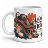 Mug Jules Verne - Le cabinet des océans, anse à gauche