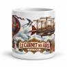 Mug Jules Verne - Le cabinet des airs, vue de face